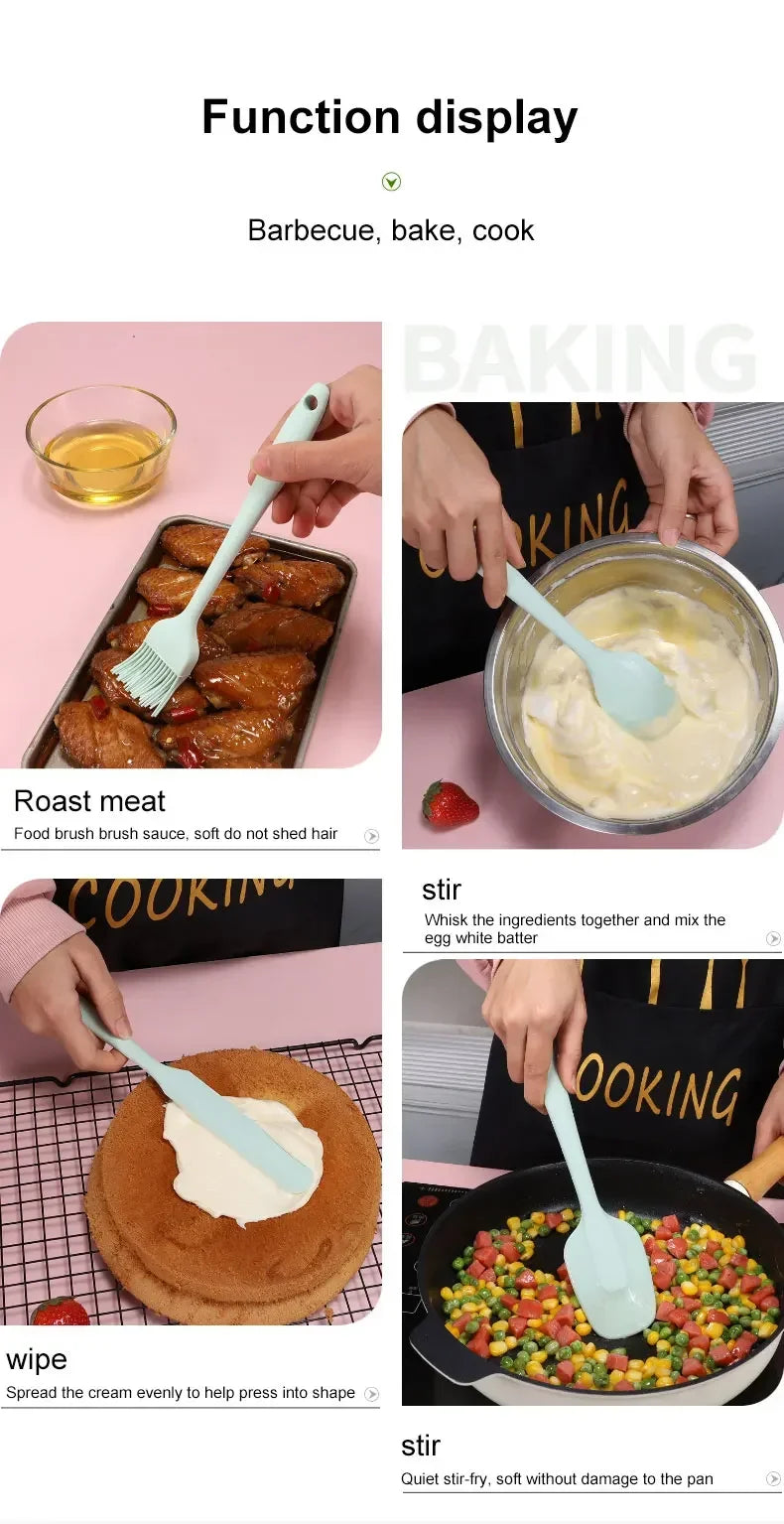set d'outils en silicone pour pâtisserie