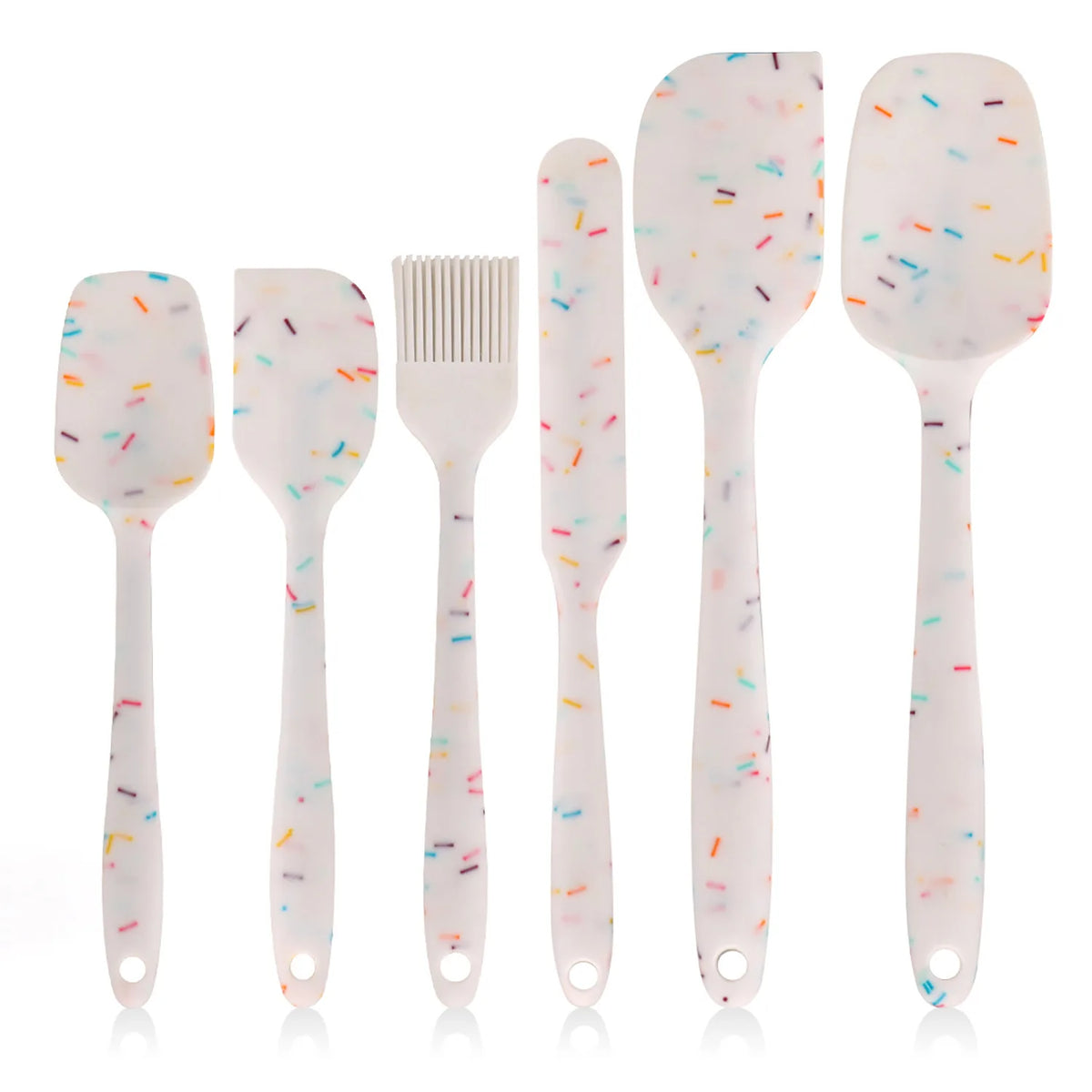 Set Ustensiles Silicone 6 pièces pour Pâtisserie | Résistants à la Chaleur