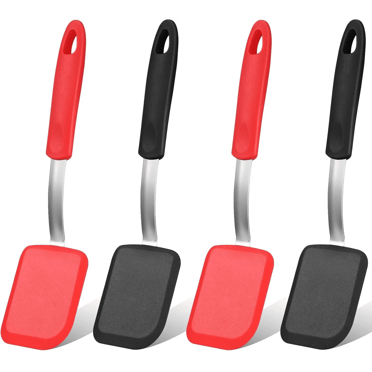 Spatule Silicone Mini Flexible 4 pièces pour Pâtisserie et Cuisine