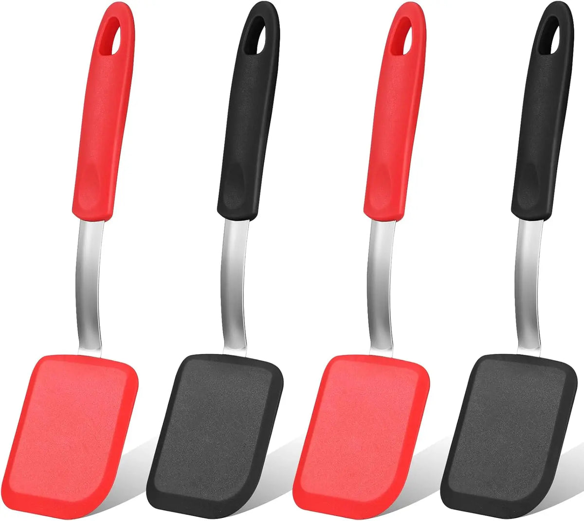 Spatule Silicone Mini Flexible 4 pièces pour Pâtisserie et Cuisine