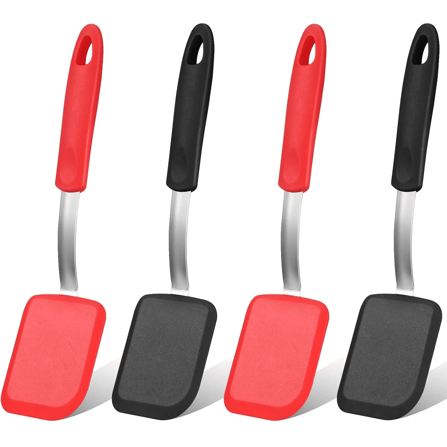 Spatule Silicone Mini Flexible 4 pièces pour Pâtisserie et Cuisine
