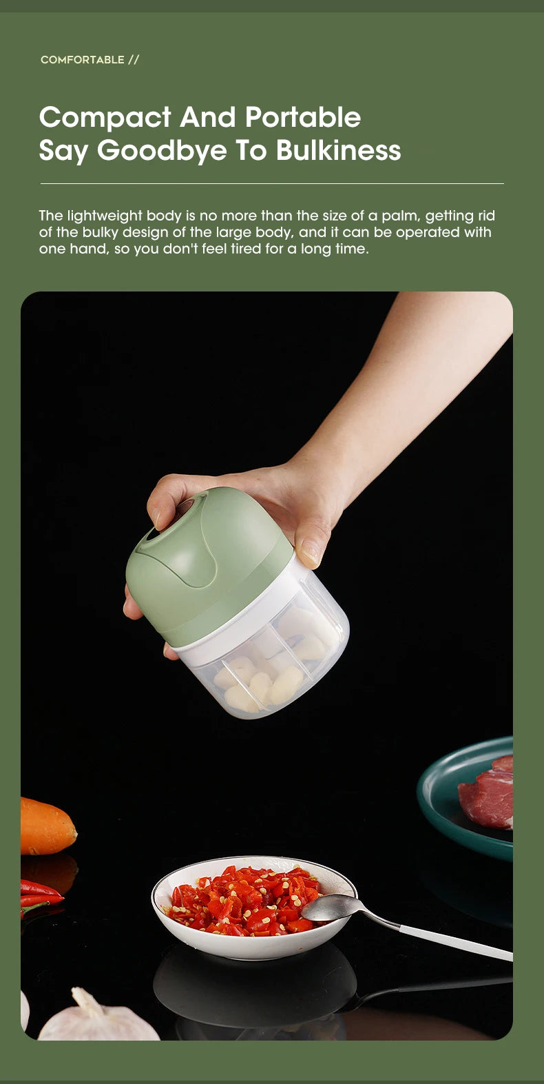 mixeur de légumes pratique