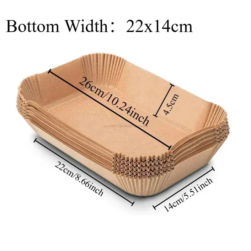Papier Cuisson Air Fryer Jetable Rond 20-23 cm - Lot de 300 pièces Air Fryer
