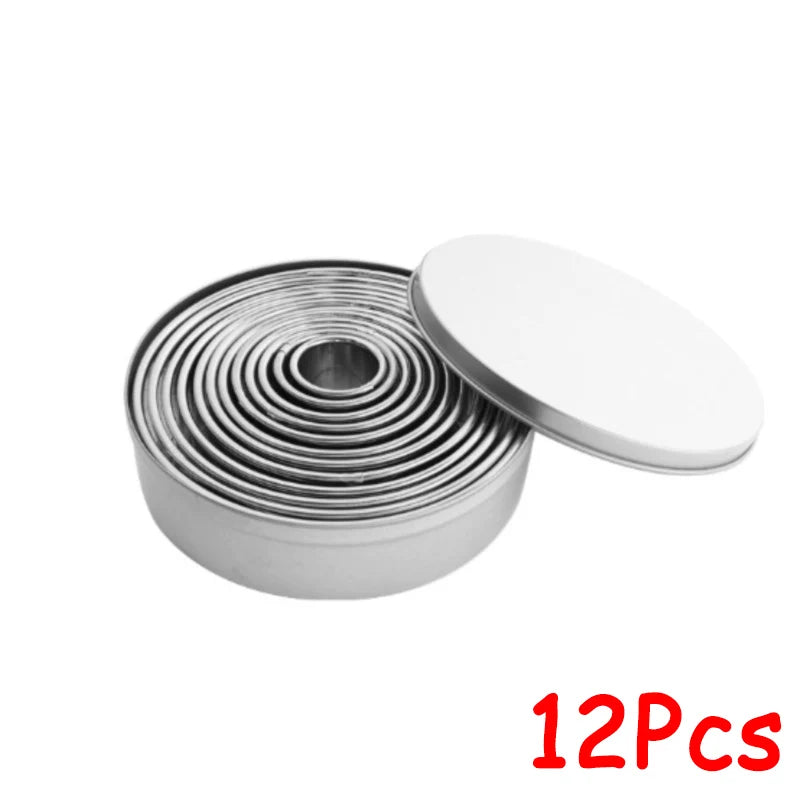 kit d'emporte-pièces en inox pour pâtissiers