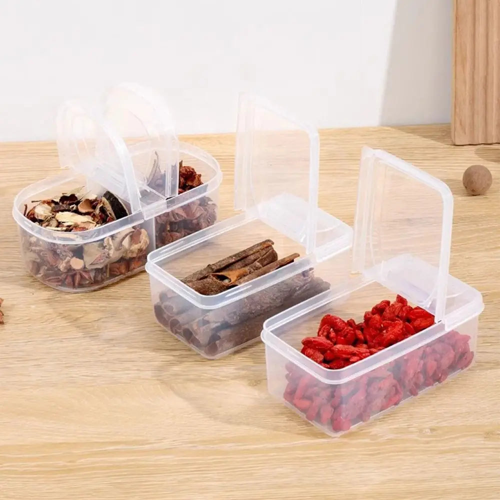 boîtes de rangement pour produits de supermarché