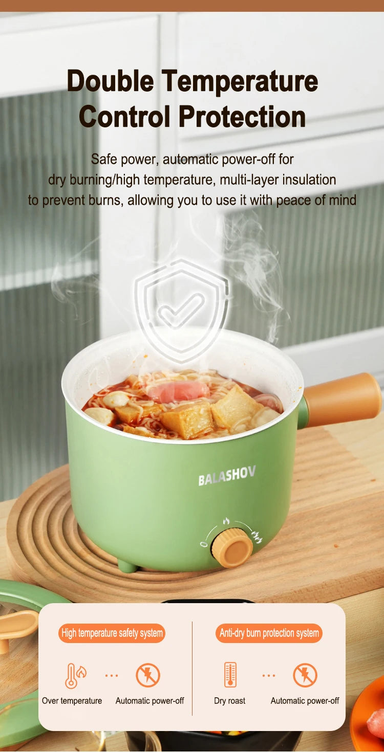 Protection contre la surchauffe et la cuisson à sec
