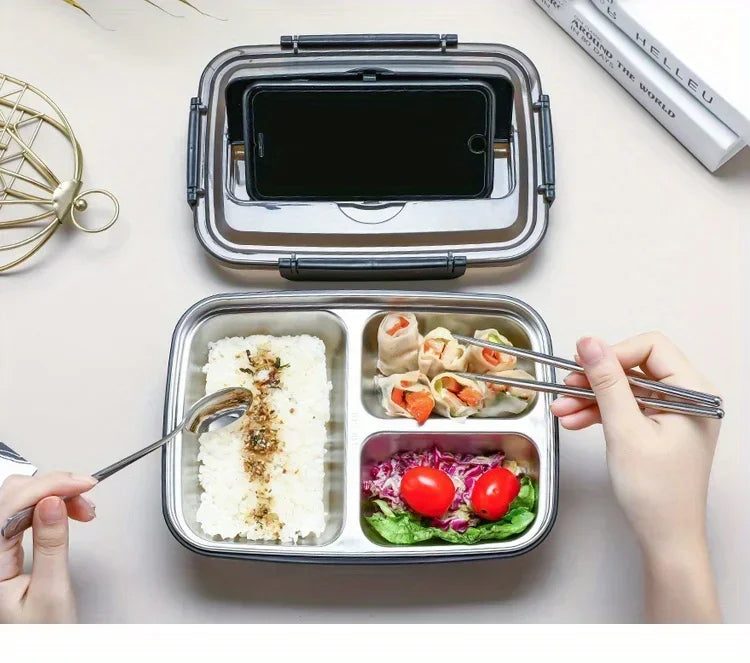 bento inox avec couvercle hermétique 12L