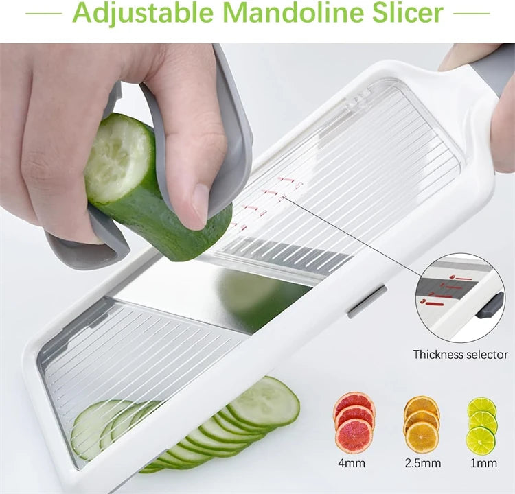 mandoline pour préparation de salades