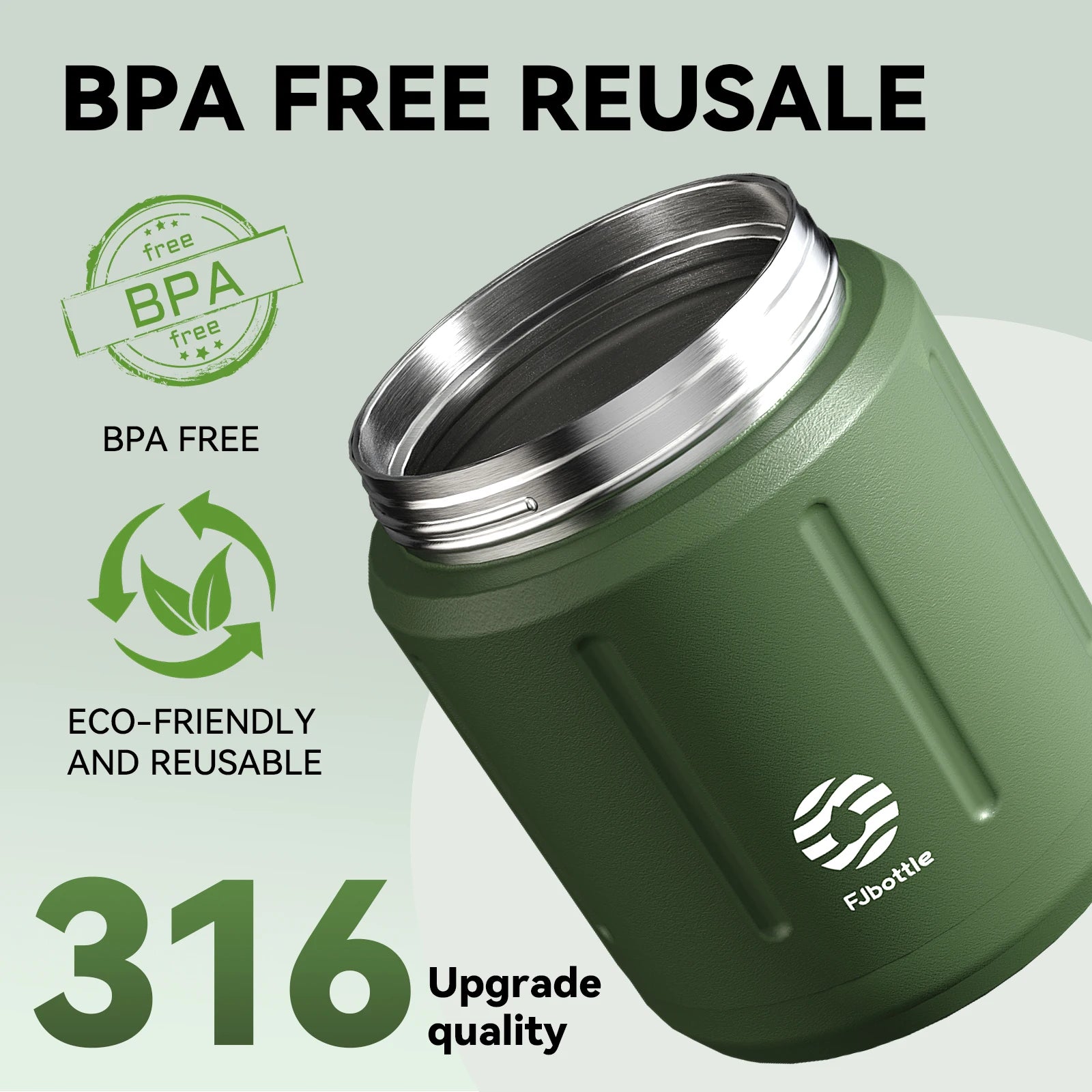Thermos Alimentaire 500ml Inox 316 Isotherme Avec Cuillère