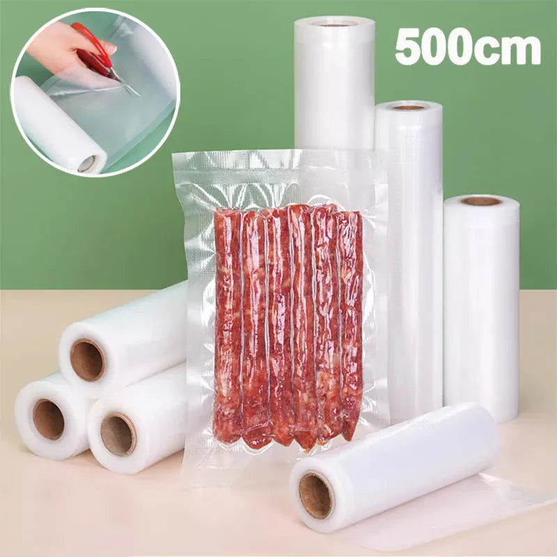 Sacs Sous Vide Rouleaux 500cm | Lot de 5 | Hermétiques et Pratiques