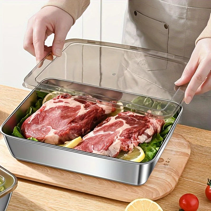 récipient inox rectangulaire 15 litres