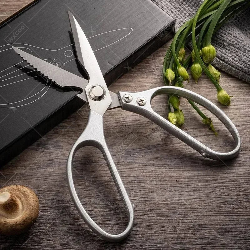 ciseaux de cuisine tranchants en inox