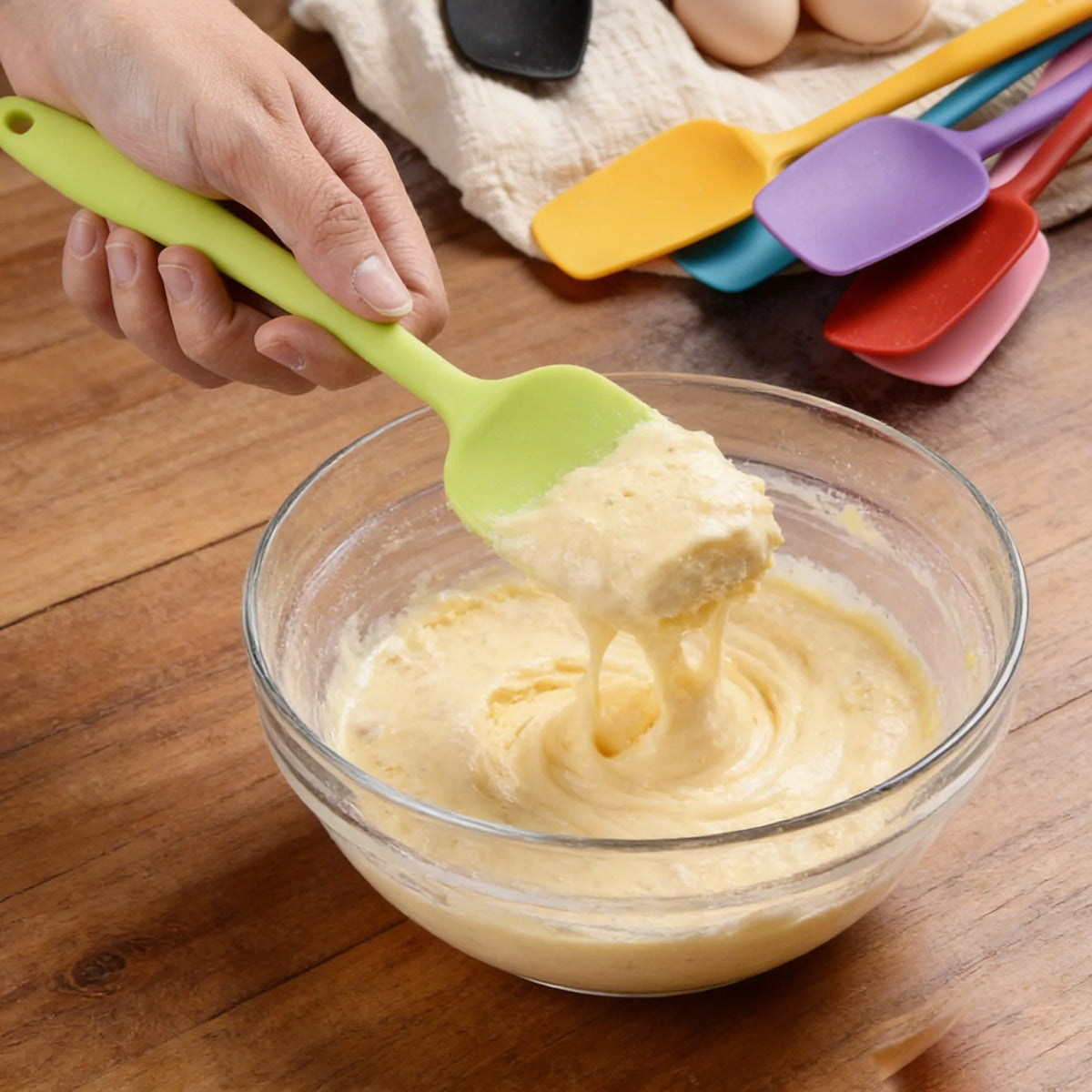 spatule de cuisine en silicone haute température