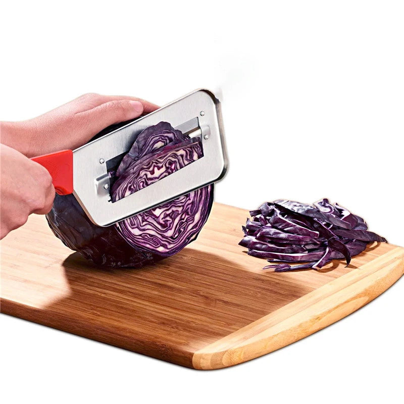 Slicer de légumes en inox avec sécurité d'utilisation