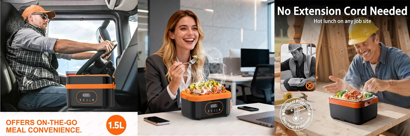boîte à repas électrique portable