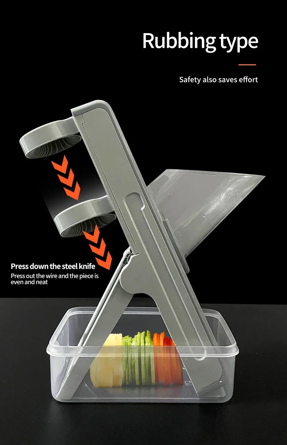 accessoire mandoline avec lames en acier inoxydable