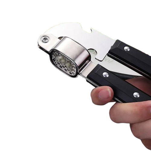 Presse-Ail Inox Manuel avec Poignées Antidérapantes | 1 Pièce