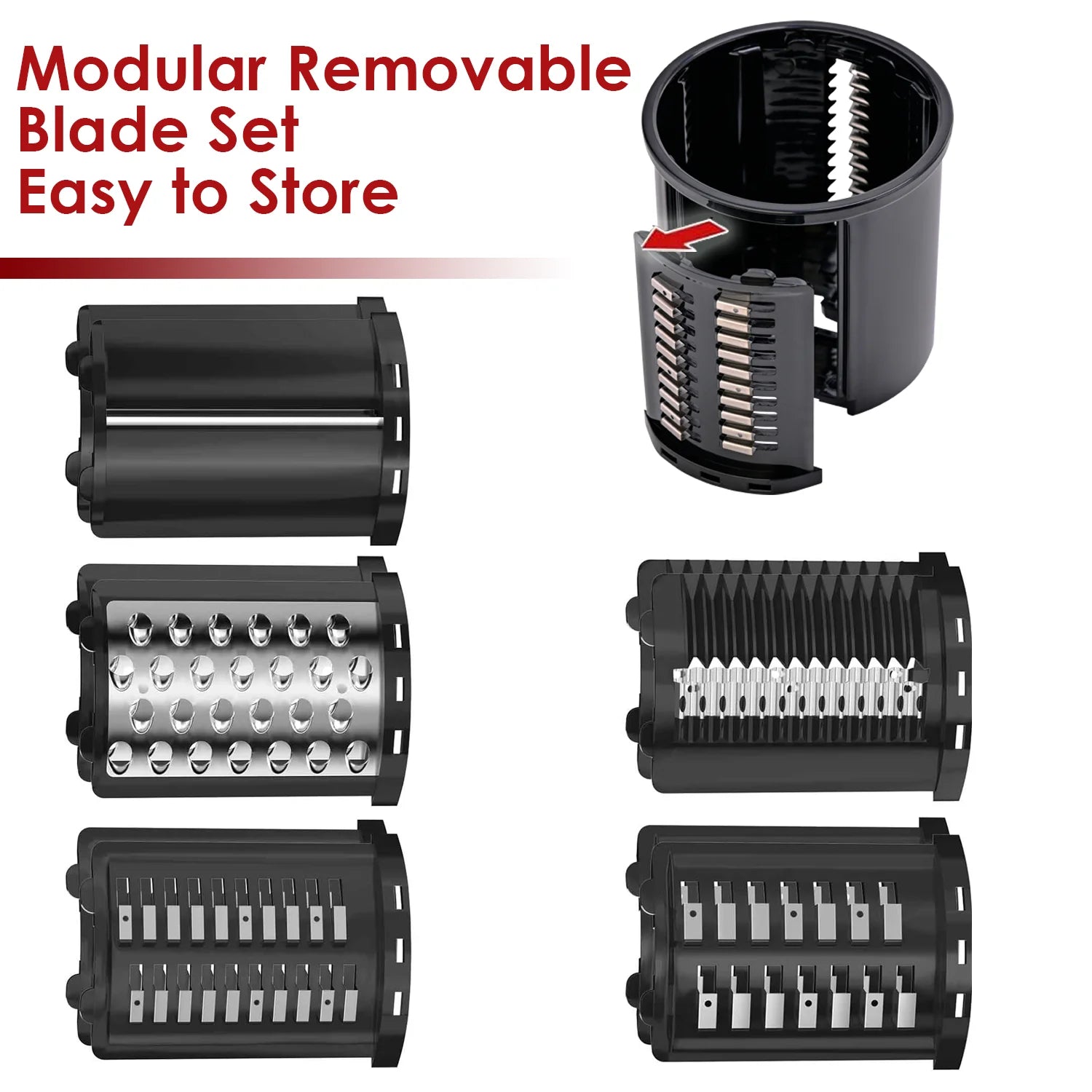 kit de râpe pour préparation facile avec KitchenAid