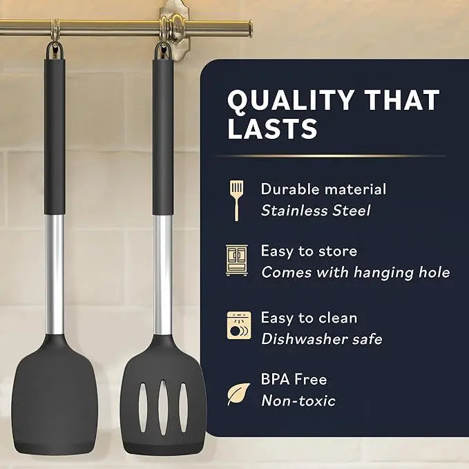 set de spatules souples pour mélange et servir