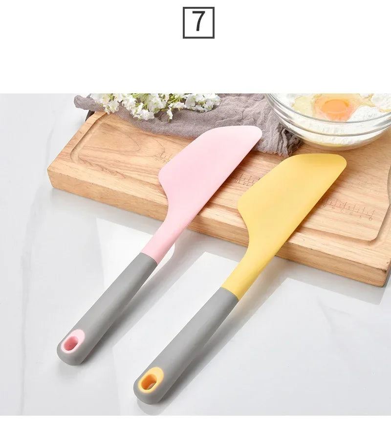 spatule de cuisine ergonomique en silicone