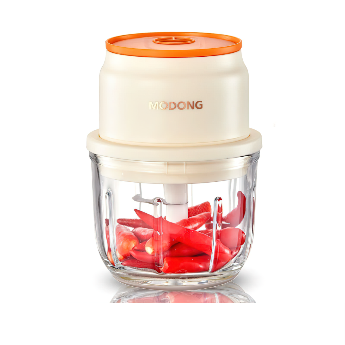 Hachoir Électrique Rechargeable 45W — Bol en Verre 150 / 250 / 300 ml