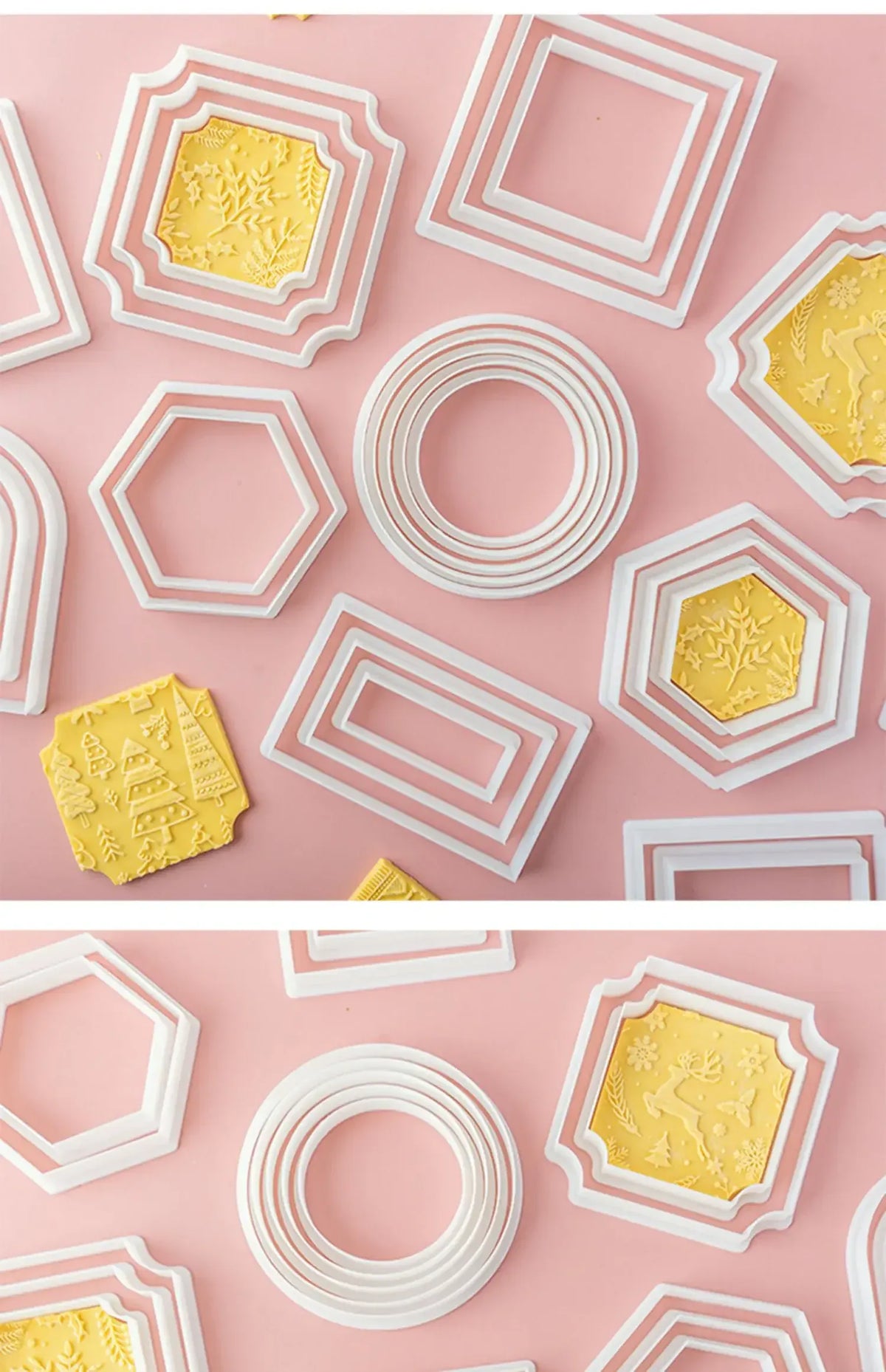 Emporte-pièce à Pâtisserie - Ensemble de 6 Formes Géométriques emportepieces