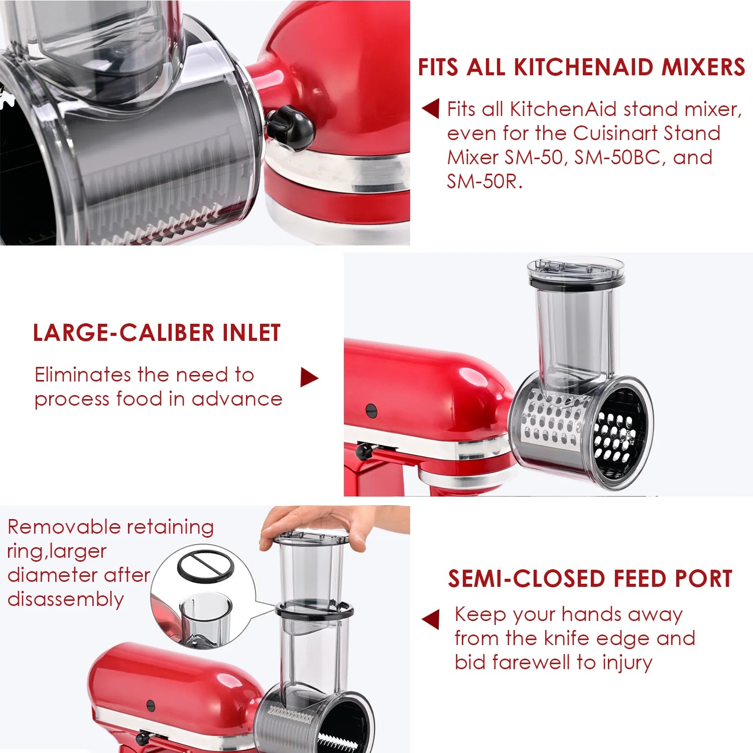 accessoire râpe avec 5 lames KitchenAid