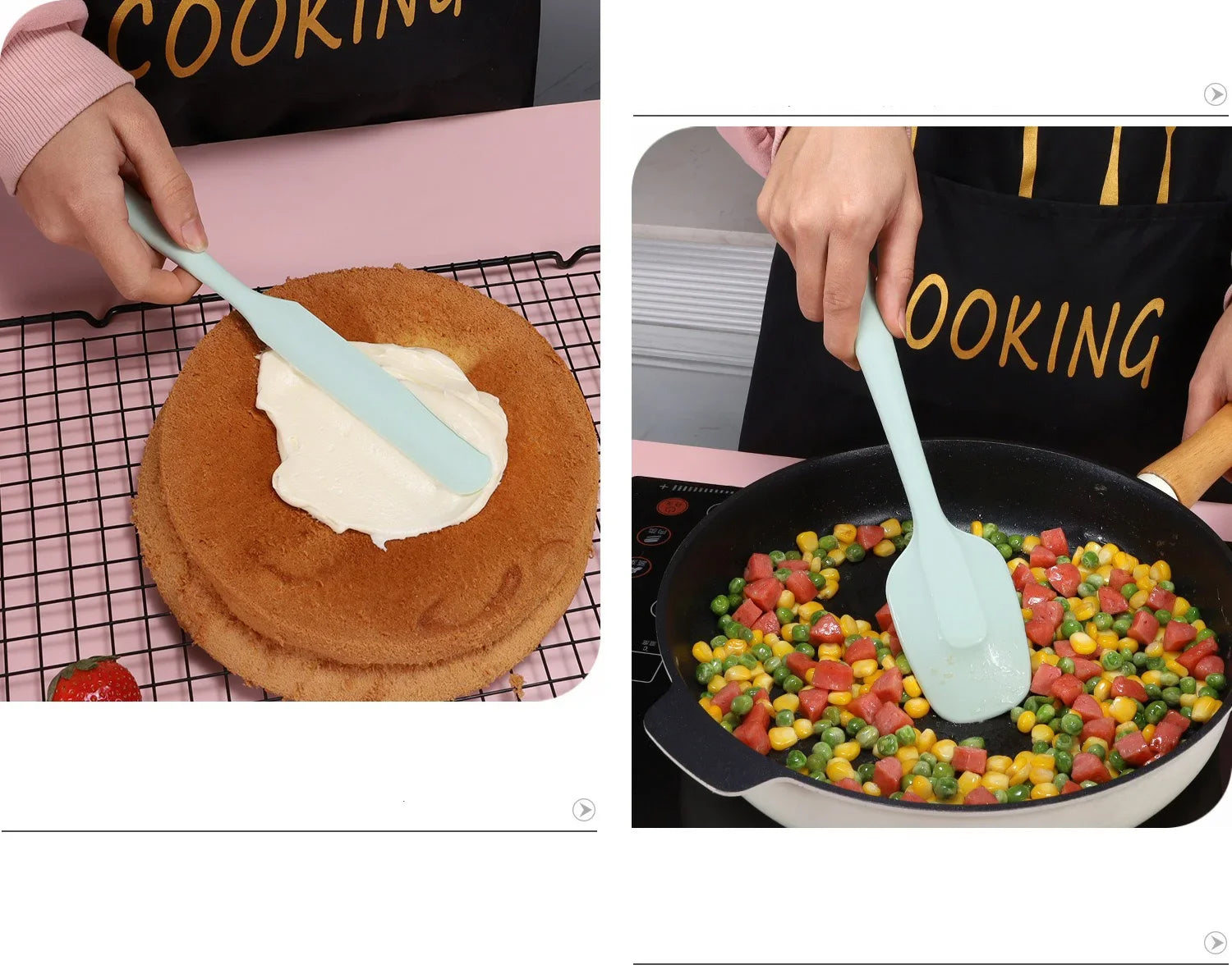 ensemble de spatules pratiques pour gourmets