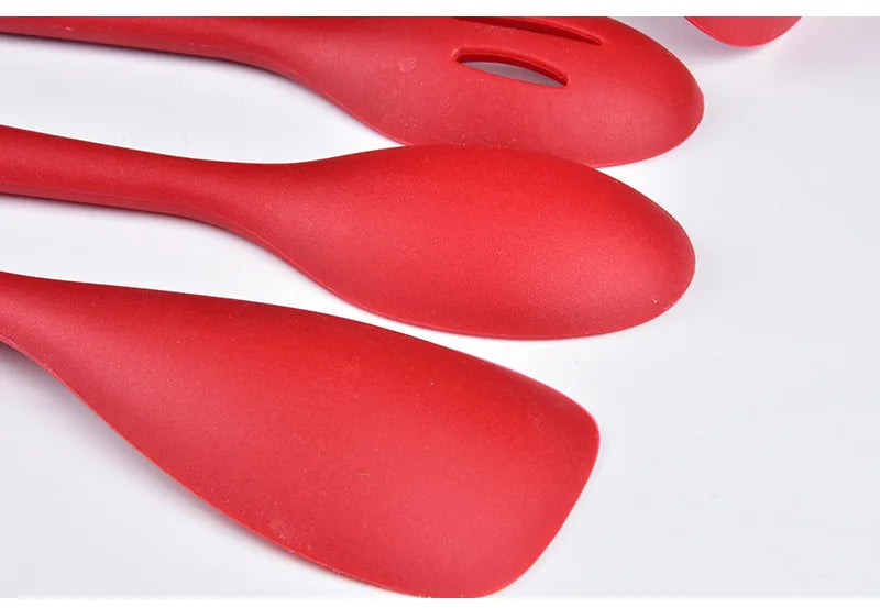 set d'outils de cuisine chauds en silicone
