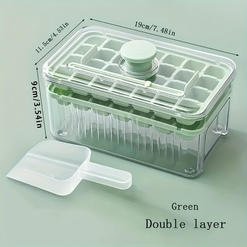 Bac à Glaçons Intelligent avec cuillère et boîte de rangement