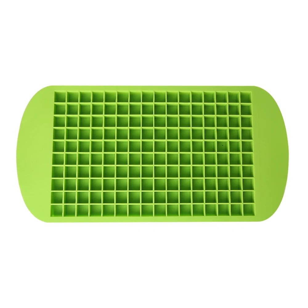 Bac à glaçons mini silicone 160 grilles - Fabrication de glaçons - Barbecue, Cocktail, Rafraîchissant Green-160 Grid