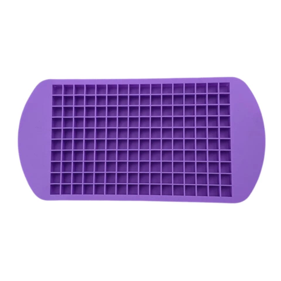 Bac à glaçons mini silicone 160 grilles - Fabrication de glaçons - Barbecue, Cocktail, Rafraîchissant Purple-160 Grid
