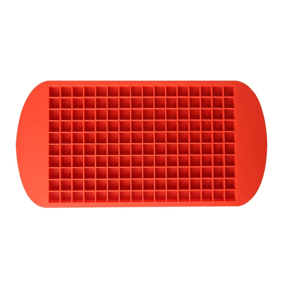 Bac à glaçons mini silicone 160 grilles - Fabrication de glaçons - Barbecue, Cocktail, Rafraîchissant Red-160 Grid