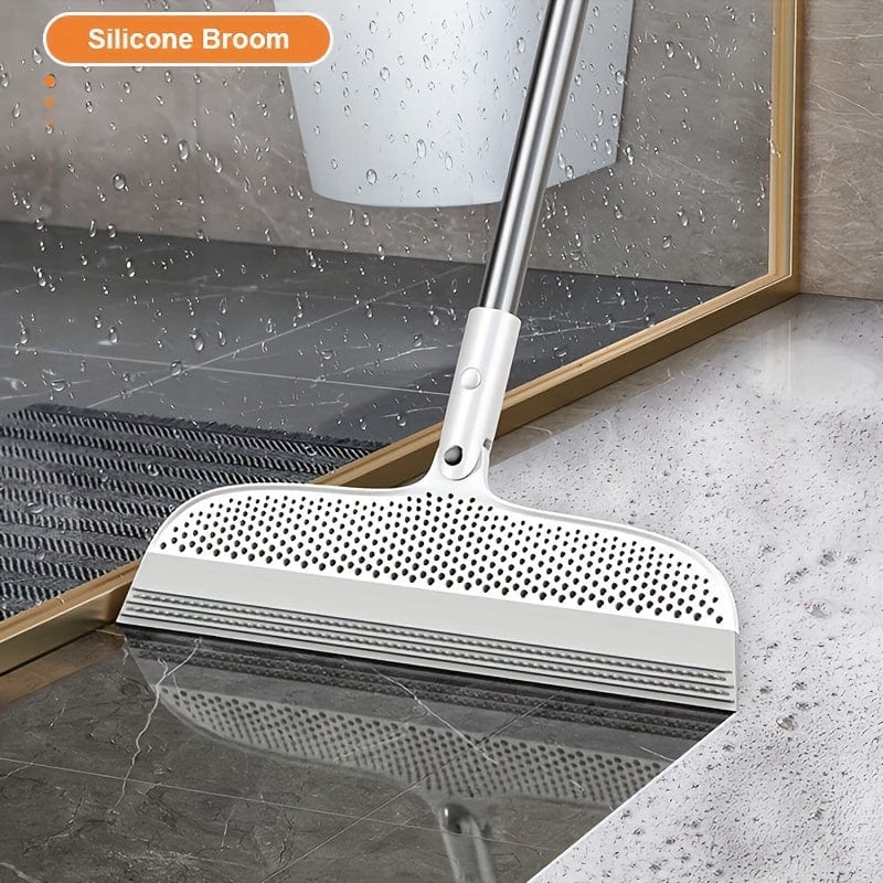 Mini Balai Avec Essorage Au Doigt - Vadrouille Portable Pour Vitres, Carreaux Et Surfaces - Éponge Absorbante Lavable