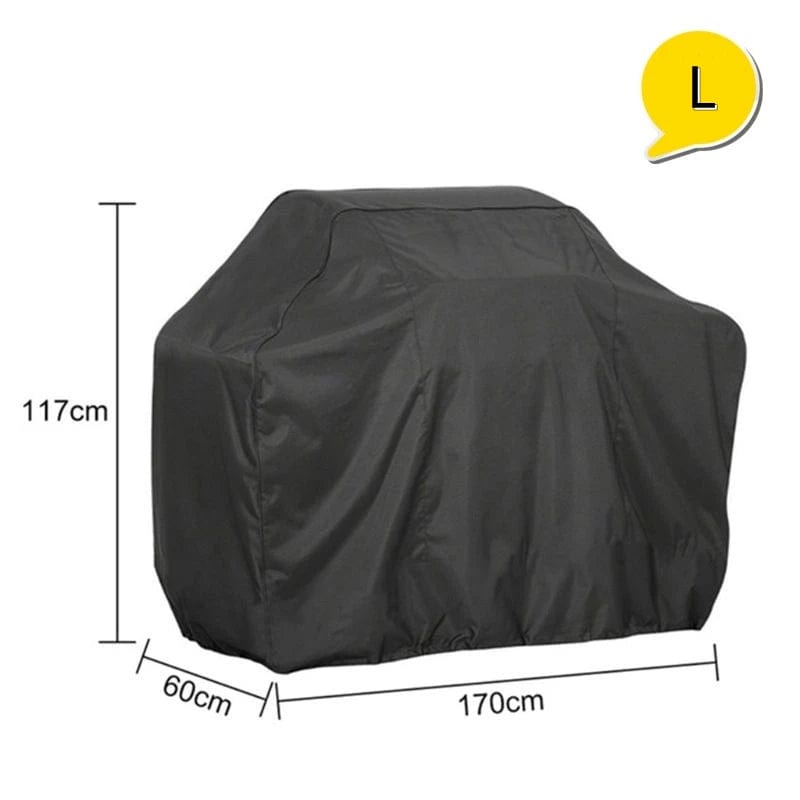 Black Waterproof Rain BBQ Cover Outdoor Grill Cover Weber Heavy Duty Barbacoa Anti Dust Rain Gas Charcoal Electric BBQ Cover l