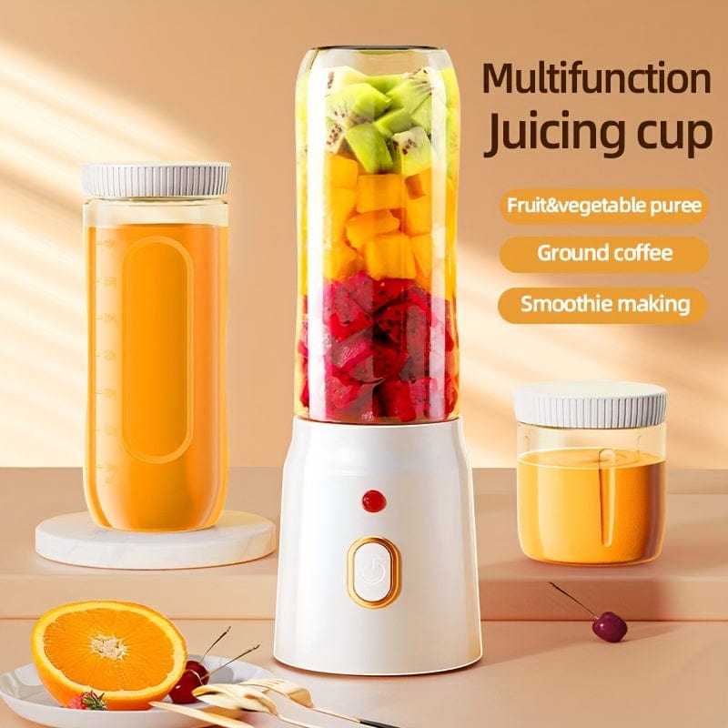 Blender Multifonction USB Rechargeable : Juicer Fruits, Légumes, Glace, Smoothie White