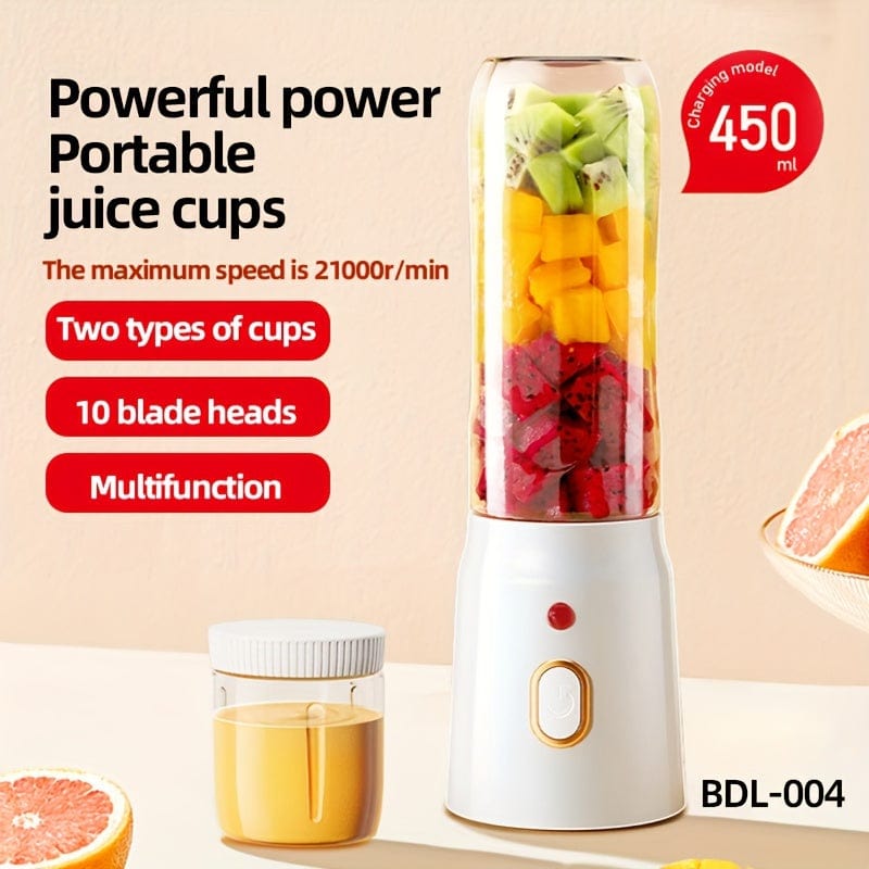 Blender Multifonction USB Rechargeable : Juicer Fruits, Légumes, Glace, Smoothie