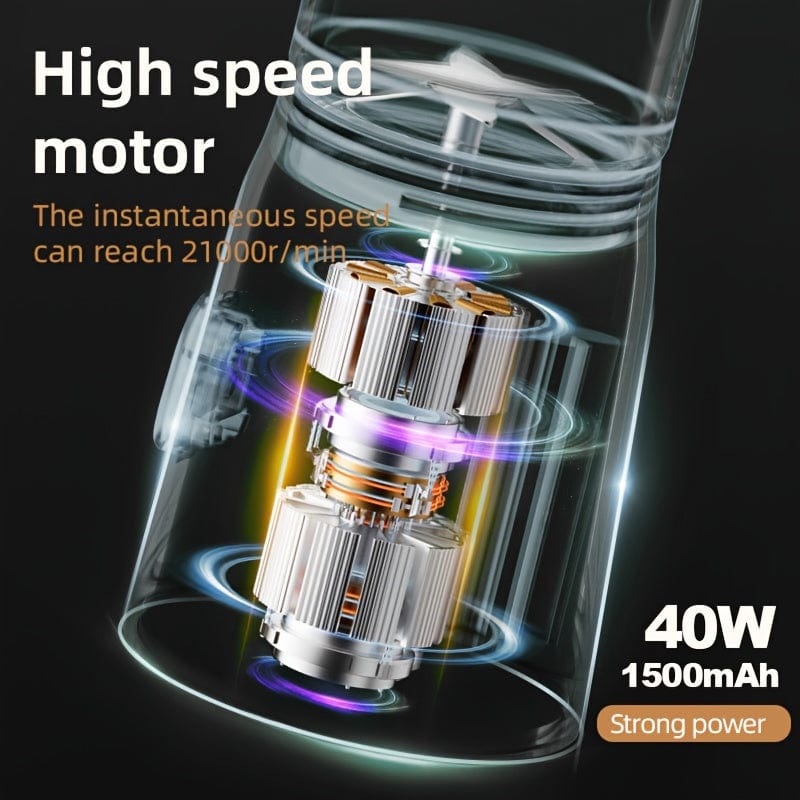 Blender Multifonction USB Rechargeable : Juicer Fruits, Légumes, Glace, Smoothie White