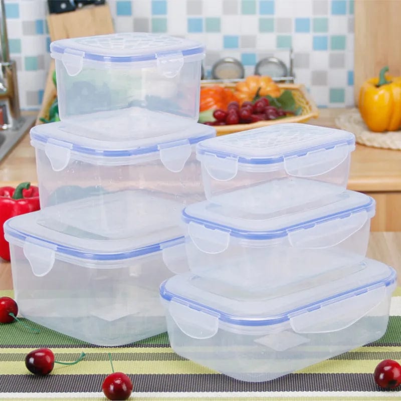 Boîte à lunch en plastique pour enfant 6 tailles - Eco-friendly, micro-ondable, hermétique