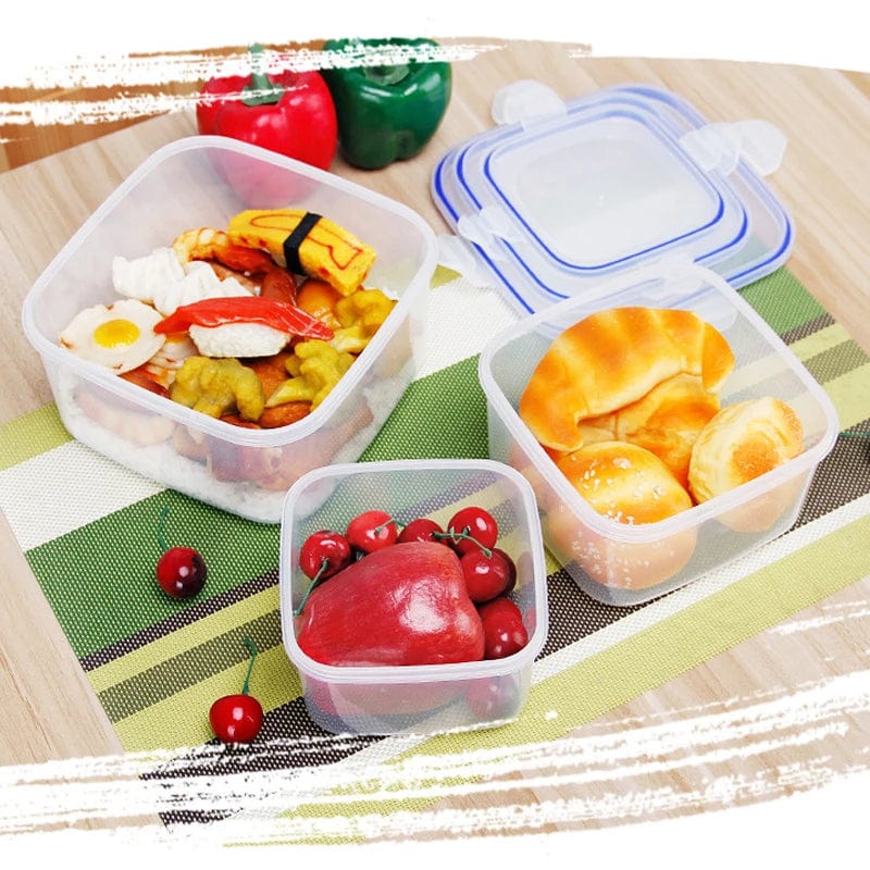 Boîte à lunch en plastique pour enfant 6 tailles - Eco-friendly, micro-ondable, hermétique