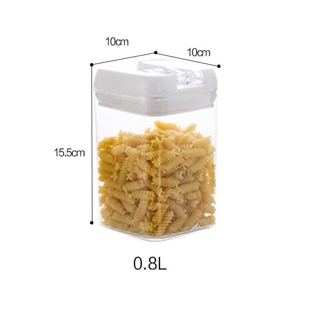 Boites de conservation des aliments et des ingrédients (Lot de 6)