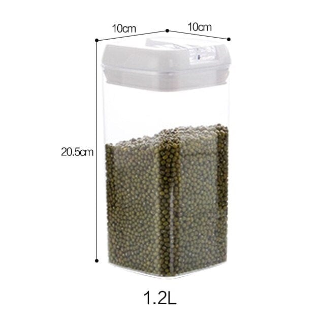 Boites de conservation des aliments et des ingrédients (Lot de 6)