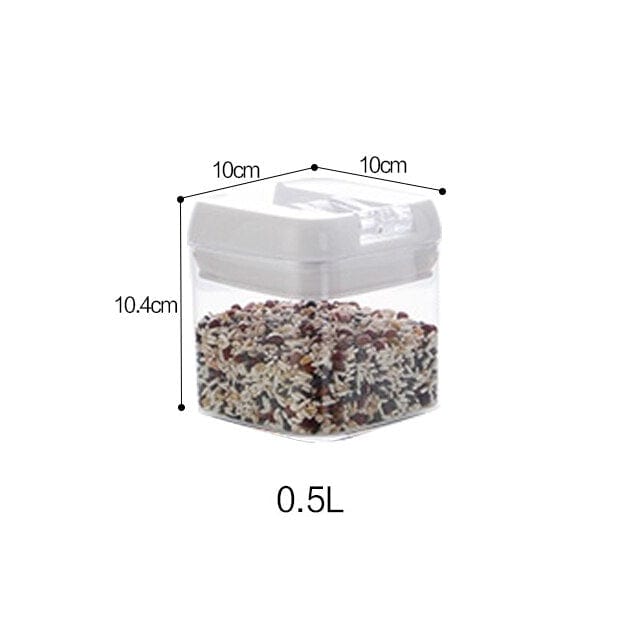 Boites de conservation des aliments et des ingrédients (Lot de 6)