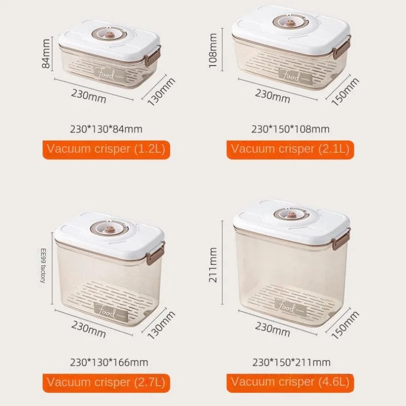 Boites de conservation sous vide