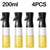Bouteille spray d'huile d'olive comestible - Cuisine - 200/300/500 ML Black-200ml-4PCS