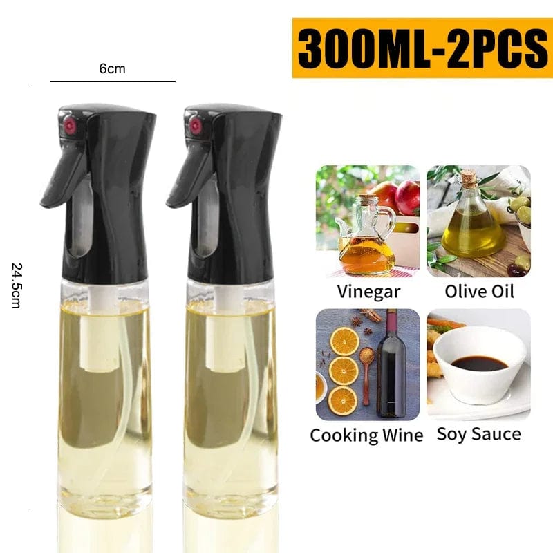 Bouteille spray d'huile d'olive comestible - Cuisine - 200/300/500 ML Black-300ml-2PCS
