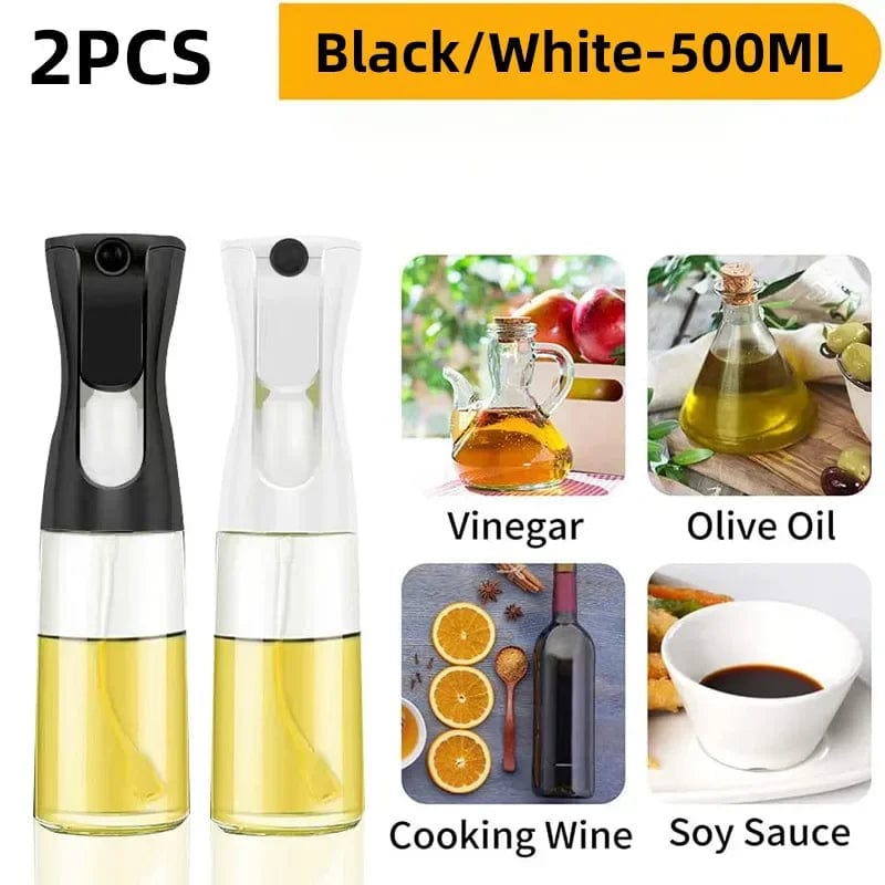 Bouteille spray d'huile d'olive comestible - Cuisine - 200/300/500 ML BW-500ml-2PCS