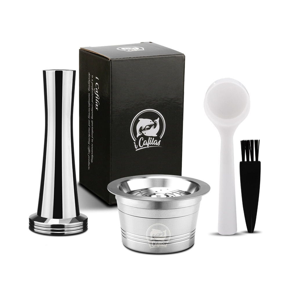 Capsules réutilisables pour Caffitaly, Cafissimo et Tchibo 1 Capsule + 1 tasseur