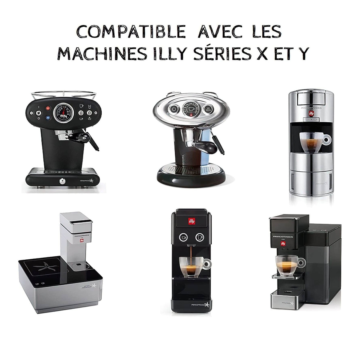 Capsules réutilisables pour Illy
