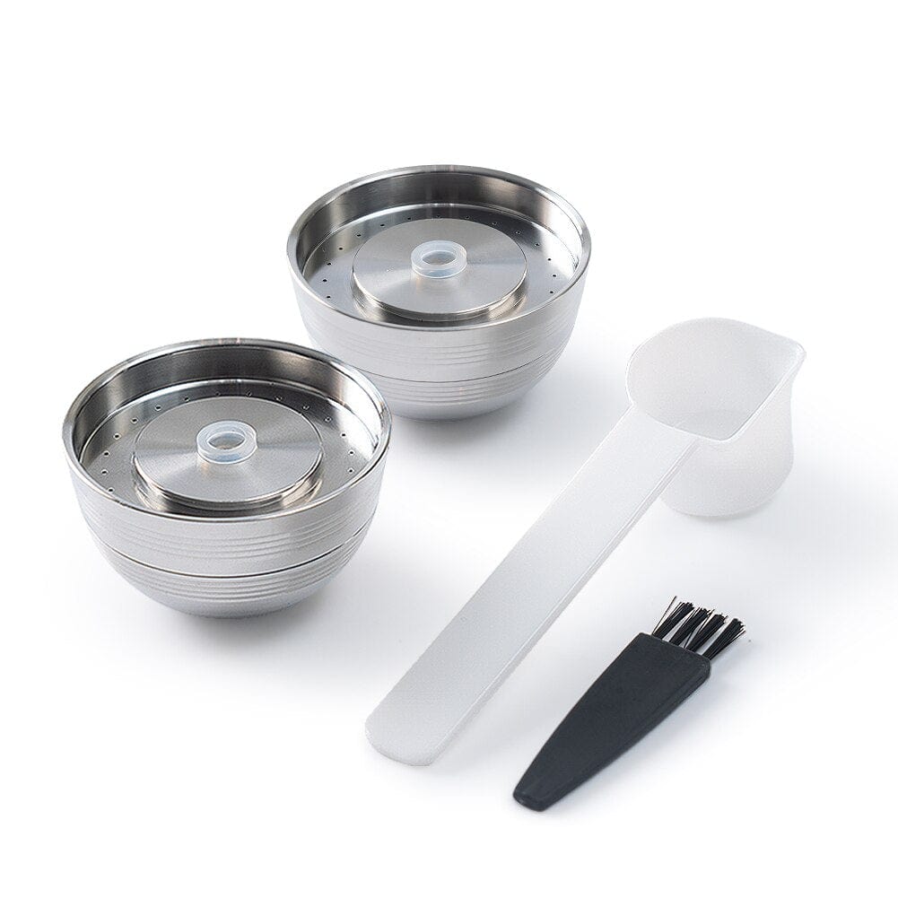 Capsules réutilisables pour Vertuo Next de Nespresso 2 Capsules